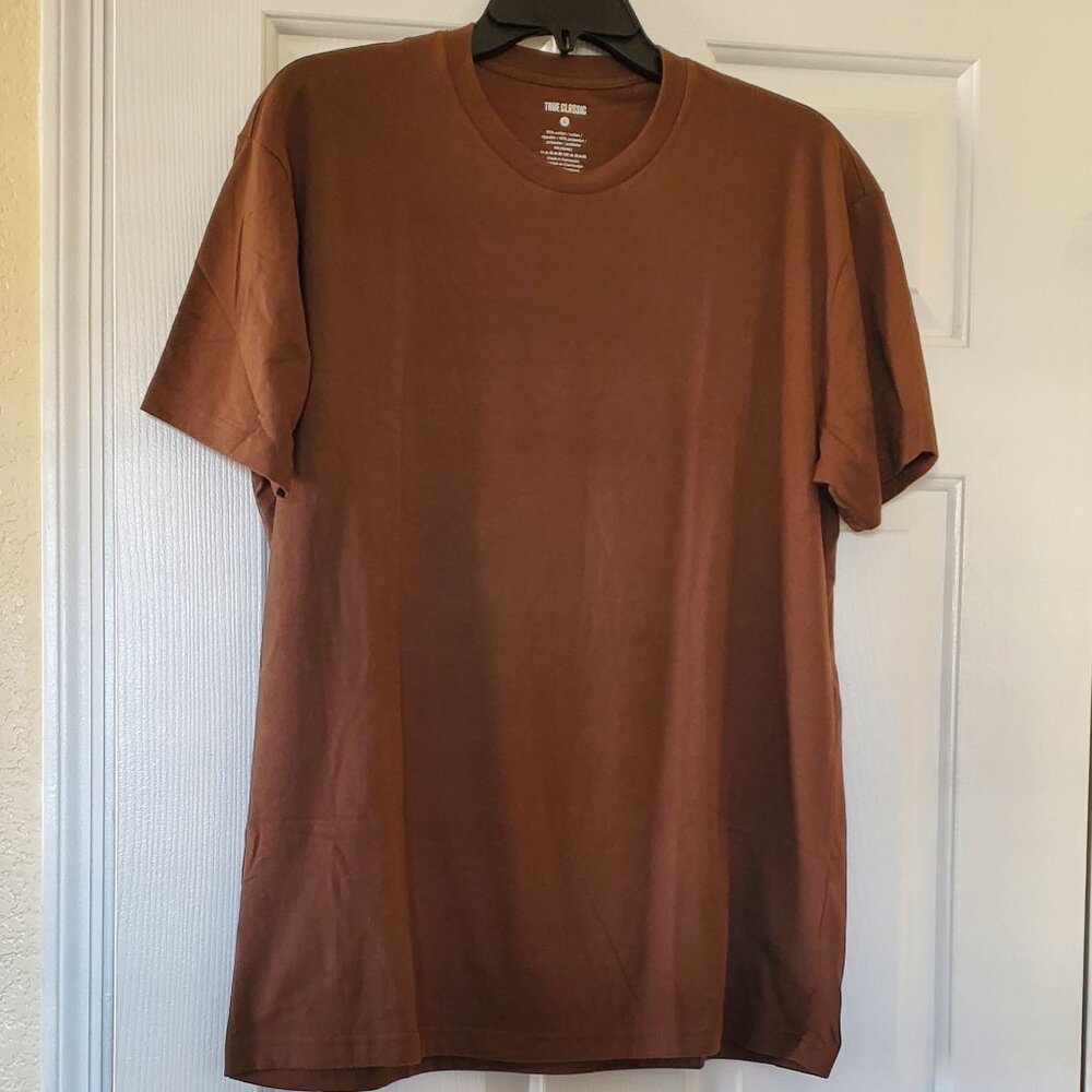 True Classic t-shirt Men Shirt Short Sleeve Large
